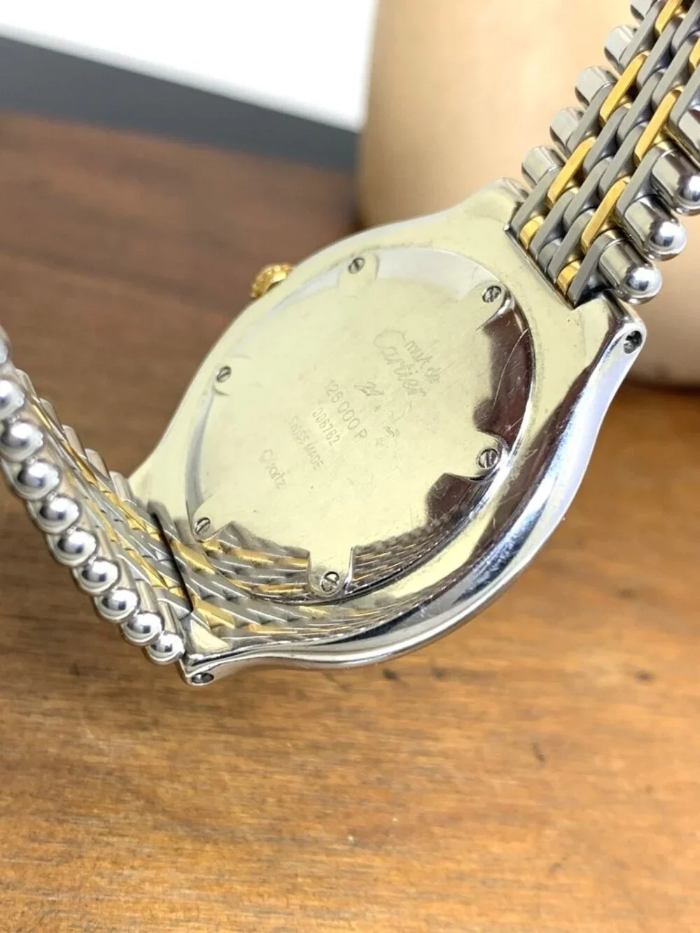 Cartier Must 21 XL Women's Watch W10052F4 Swiss Quartz Two Tone Steel 35mm